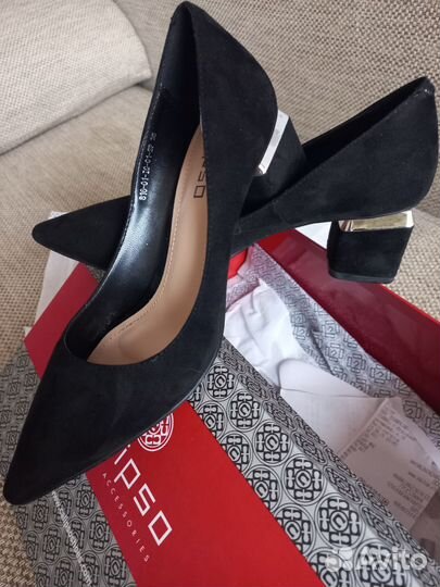 Туфли женские 35 размер замша, пальто демисизоное