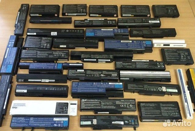 Аккумуляторы для ноутбуков новые и отработанные