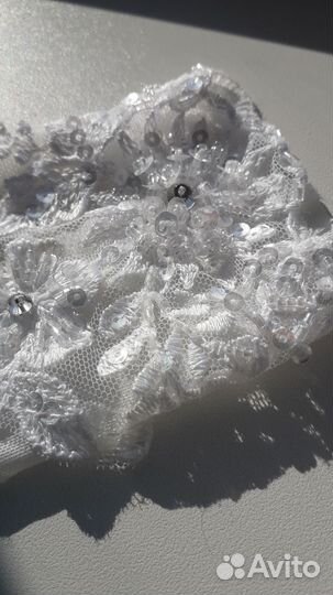 Свадебные перчатки митенки