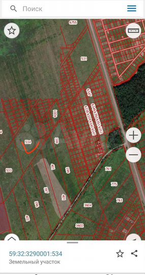 Участок 5,9 га (СНТ, ДНП)