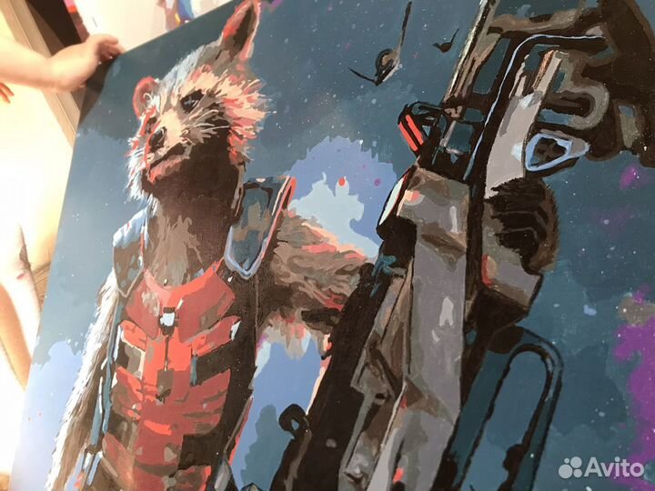 Картина готовая по номерам