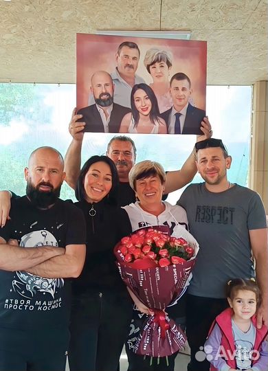 Портрет на холсте по фото