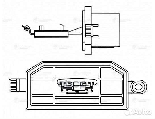 Резистор э/вент. отопителя LFR1014 luzar