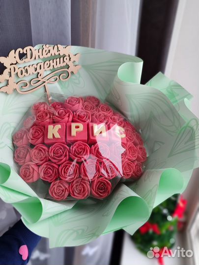 Шоколадные цветы