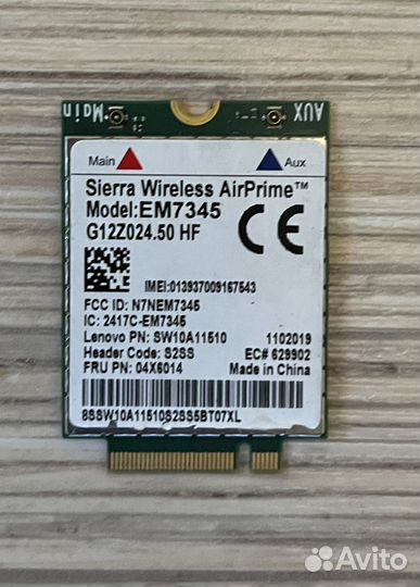 4G модем Sierra EM7345