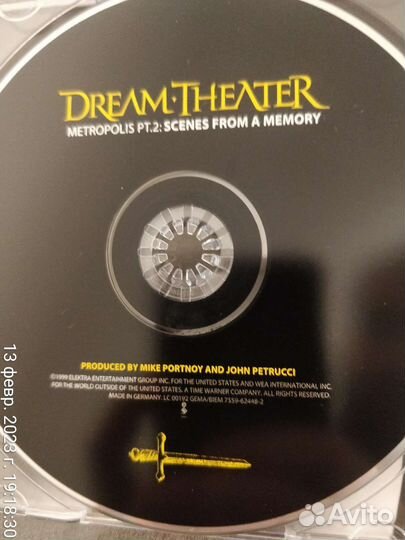 Dream Theater. Metropolis Pt, 2. CD