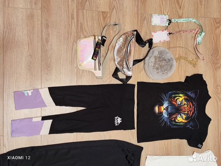 Одежда пакетом для девочки 122 рюкзак и сумочки