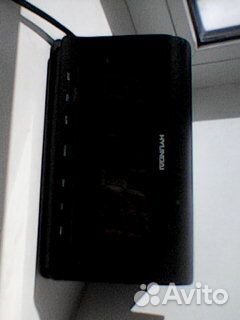 Радио-часы Hyundai H-1540 Black/Orange