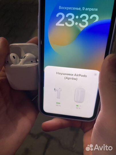 Наушники apple airpods