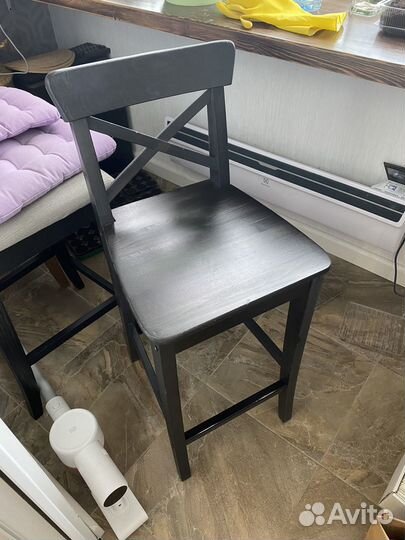 Барный стул IKEA ингольф венге