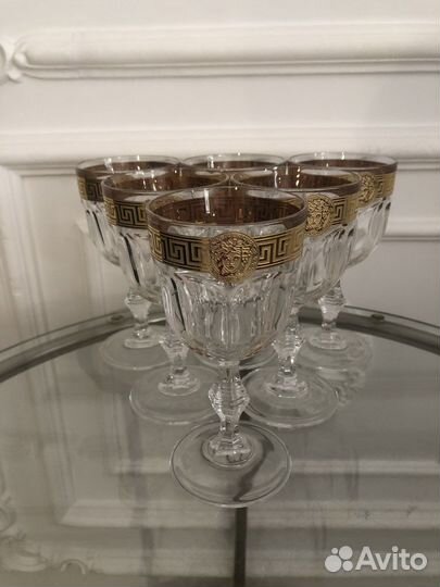 Versace бокалы под вино 6 шт