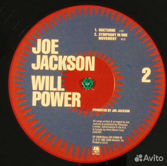 Пластинка LP Джо Джексон Joe Jackson – Will Power