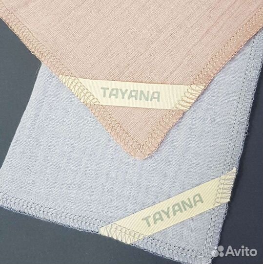 Муслиновая салфетка для очищения кожи 2 шт