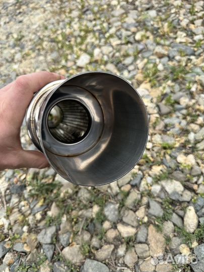 Глушитель прямоточный банка HKS