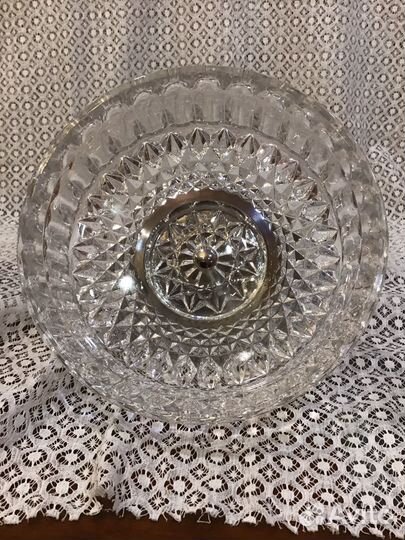 Ваза для фруктов и конфет СССР хрусталь