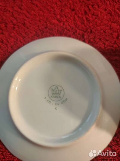 Чайная пара kahla, гдр, 60-е годы