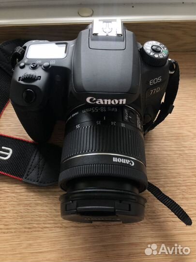 Фотоаппарат Сanon EOS 77d, Объектив,Сумка,Штатив