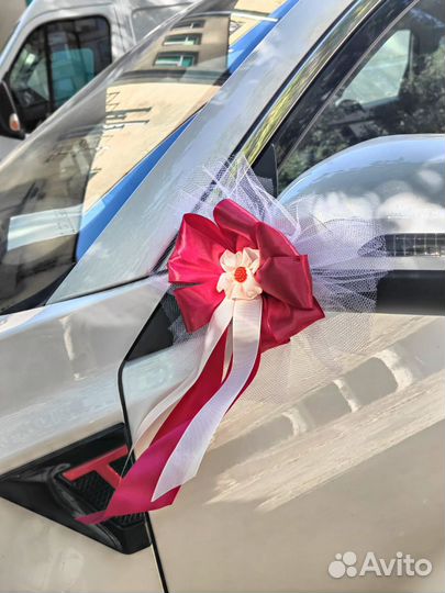 Украшения для машины на свадьбу