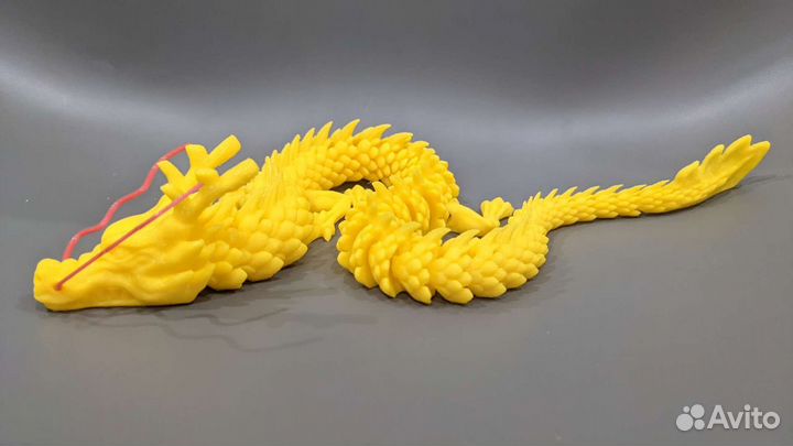 Фигурка Китайского Дракона на шарнирах.3d-печать