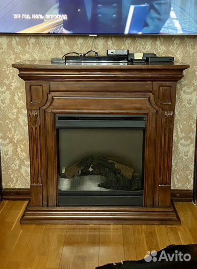 Электрокамин с эффектом пламени бу