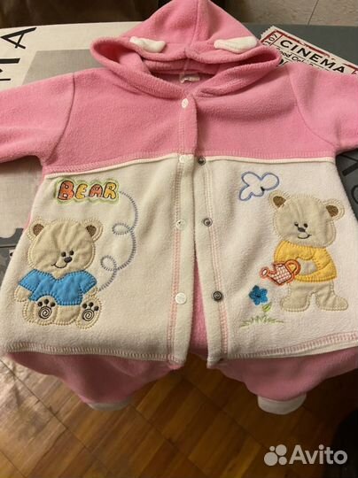 Пакет одежды на девочку 0-3 мес