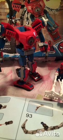 Lego набор человек паук