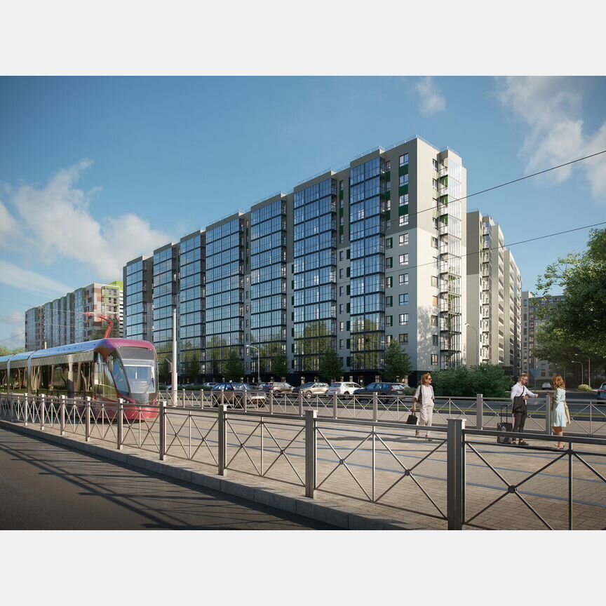 1-к. квартира, 28 м², 10/12 эт.