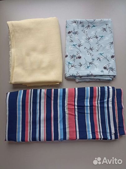 Отрезы тканей вискоза,плательная атлас костюмная