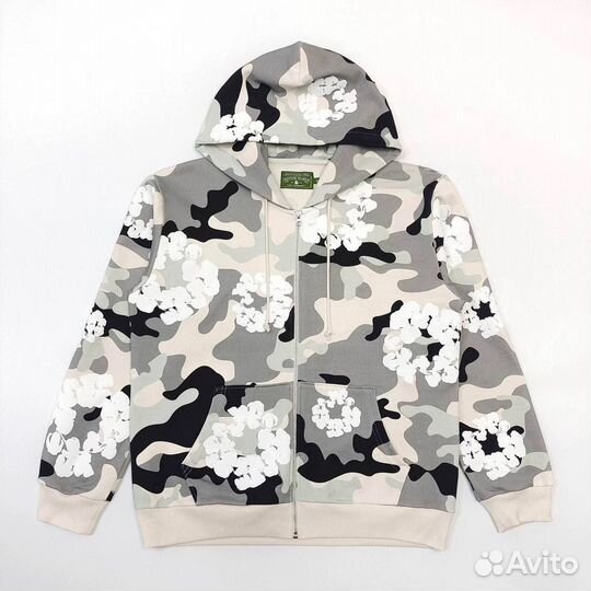 Зип худи denim tears