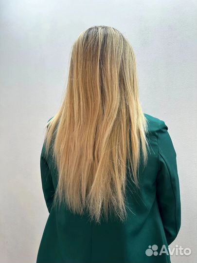 Кератиновое выпрямление волос
