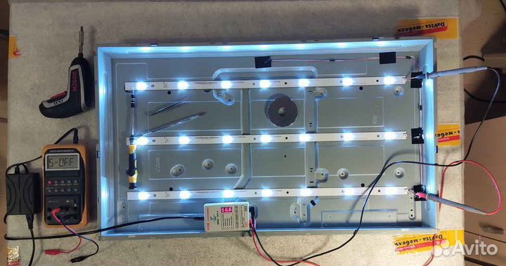 Ремонт ЖК телевизоров (замена подсветки)