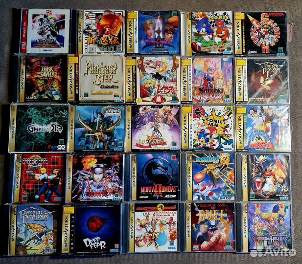 Лицензионные диски на sega Saturn