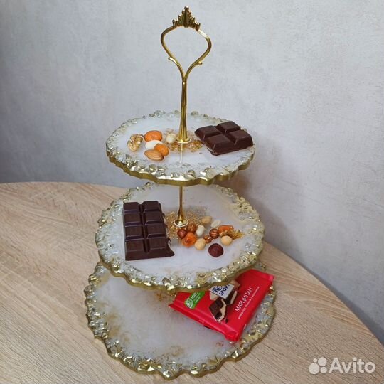 Фруктовница из эпоксидной смолы