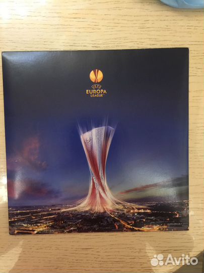 Шарф шелковый мужской leagua europa uefa