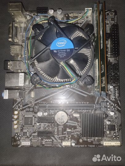 Комплект материнская плата с процессором и памятью