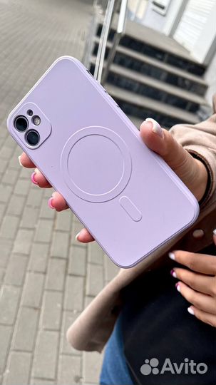 Чехол на Apple iPhone MagSafe силиконовый цветной