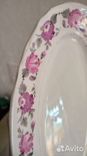 Тарелки зик СССР фарфоровая