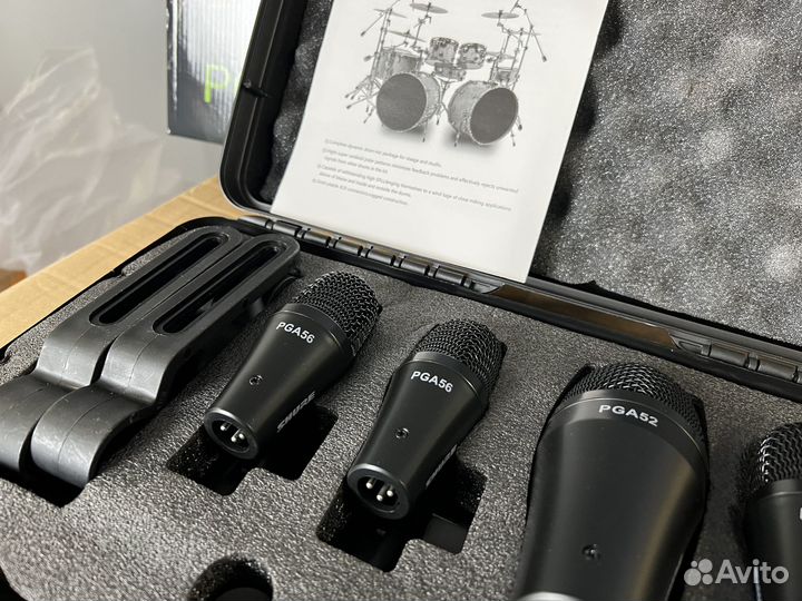 Комплект микрофонов для ударных Shure PGA 7