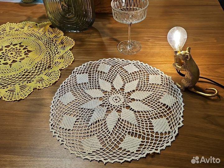 Салфетки вязаные крючком