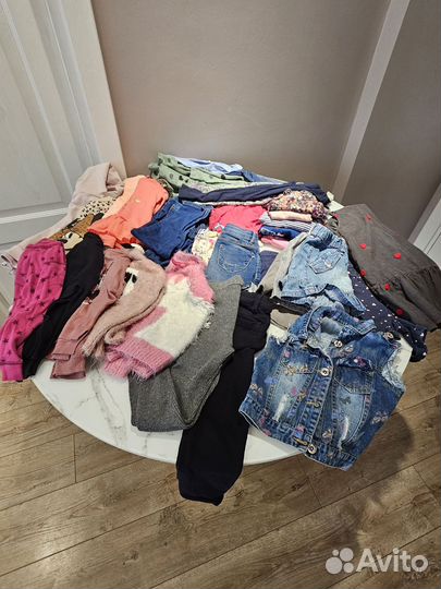 Пакет одежды на девочку 104 110