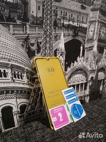 Защитное стекло 9D на honor 20s и Huawei P30lite