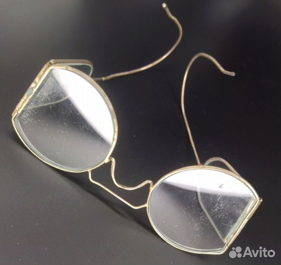 Очки старинные лётные 1920е гг