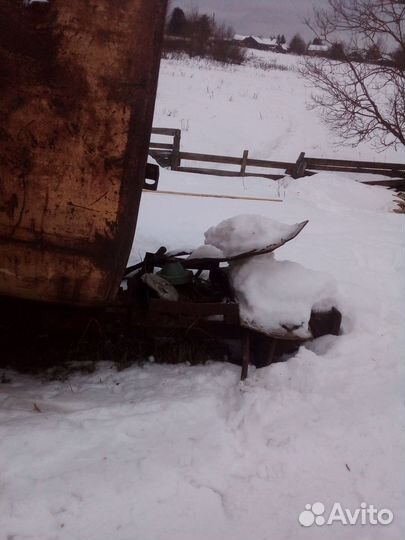 Бочка металлическая 3куба на раме