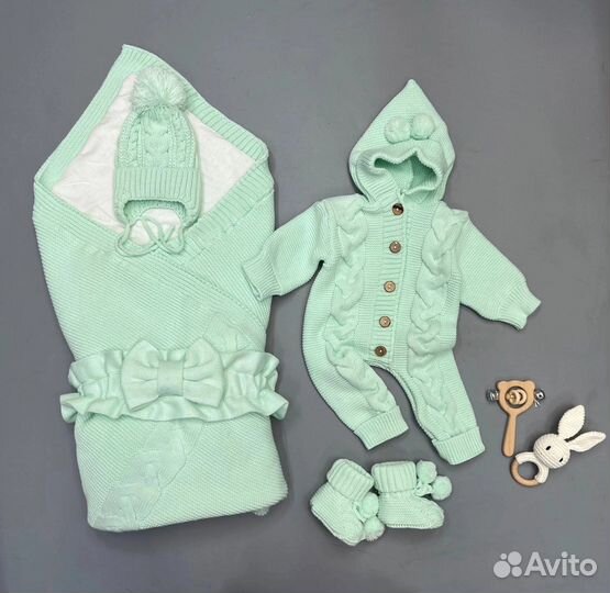 Набор на выписку новорожденного новый