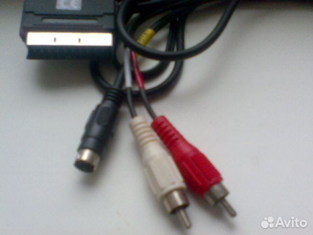 Кабель Scart-4 RCA