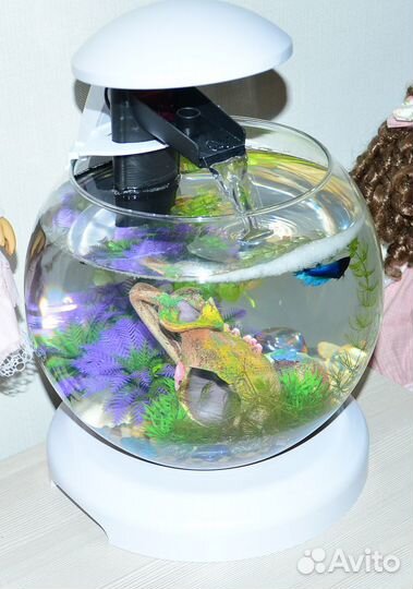 Аквариум Tetra Cascade Globe круглый, белый 6,8 л