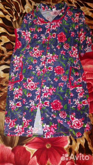 Халат женский большой размер.Новый