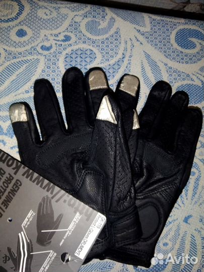 Перчатки для мотоцикла из козий кожи