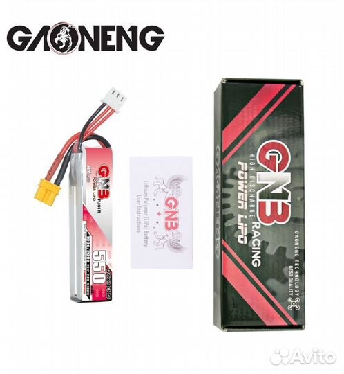 Аккумуляторы GNB 550 mAh 2S HV