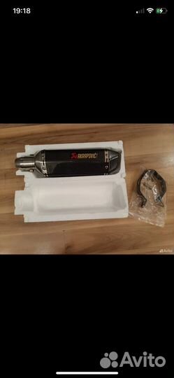 Глушитель на мотоцикл акрапович